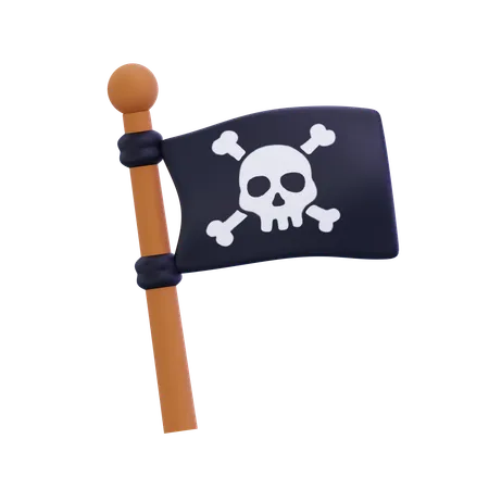 Pirates Flag  3D Icon