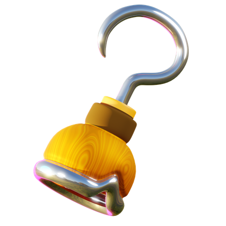 Pirates hook  3D Icon