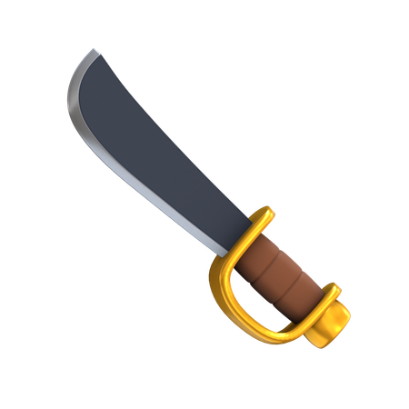 Sabre de pirate  3D Icon