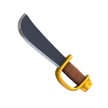 Sabre de pirate  3D Icon