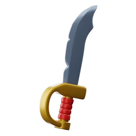 Pirates Sword 3 D Icon 3D Icon
