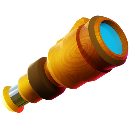 Pirates telescope  3D Icon