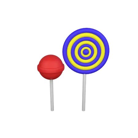 Pirulito  3D Icon