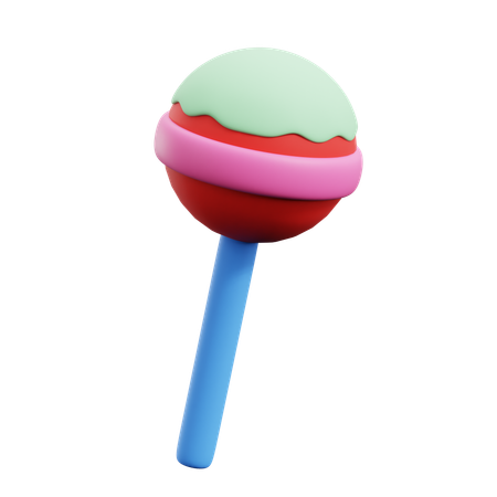 Pirulito  3D Icon