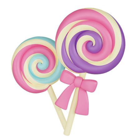 Pirulito  3D Icon