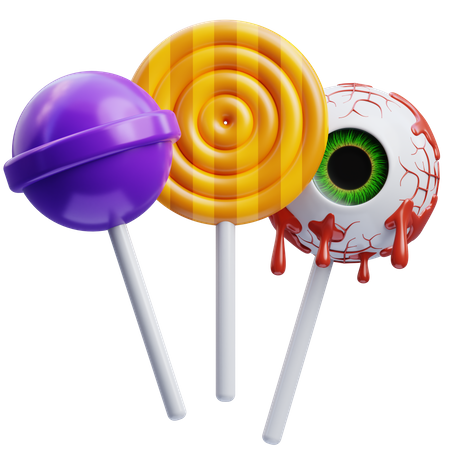 Pirulito  3D Icon
