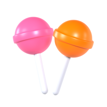Pirulito  3D Icon