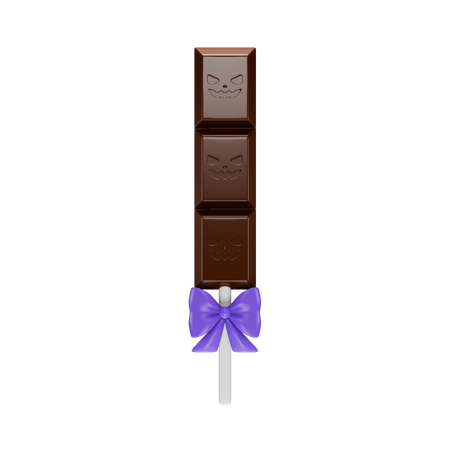 Pirulito de chocolate  3D Icon