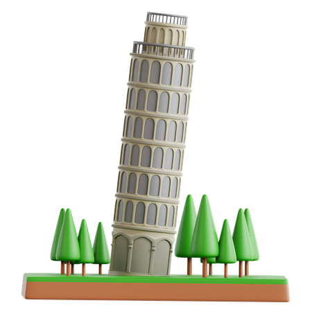 Pisa Tower  3D Icon