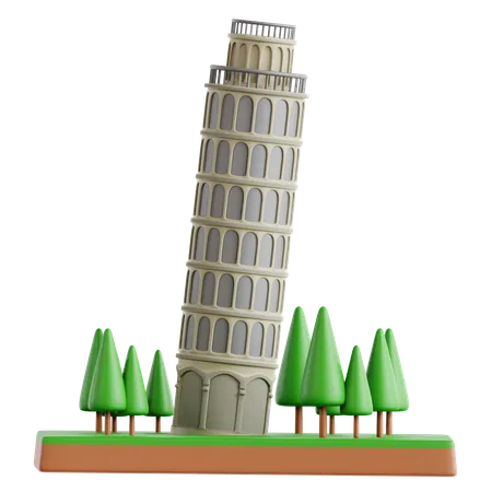 Pisa Tower  3D Icon