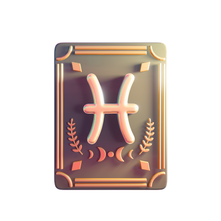 Pisces Zodiac Sign  3D Icon