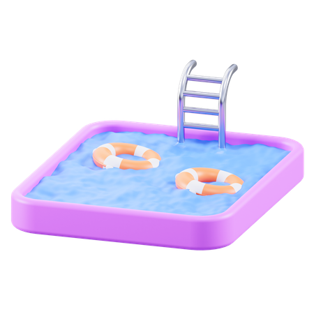 Piscina  3D Icon