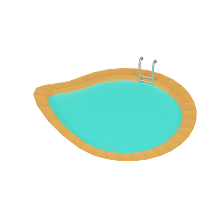 Piscina  3D Icon