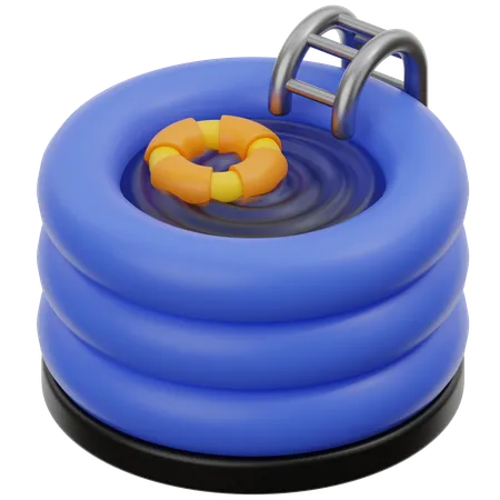 Piscina  3D Icon