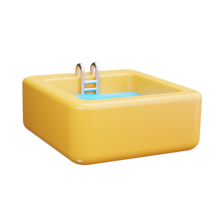 Piscina  3D Icon