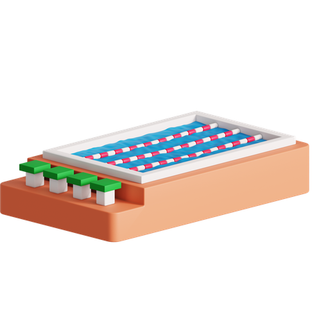 Piscina  3D Icon