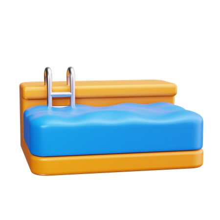 Piscina  3D Icon