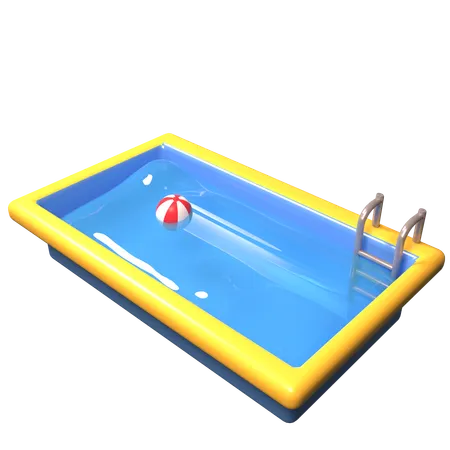 Água da piscina  3D Icon