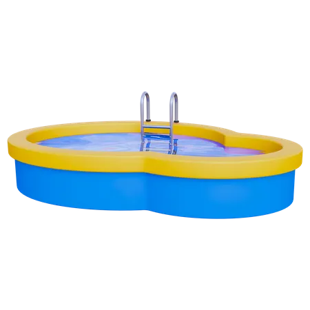 Piscina  3D Icon