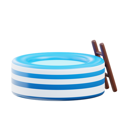 Piscina  3D Icon