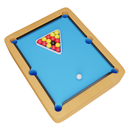 Piscina de bilhar  3D Icon