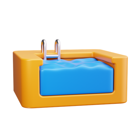 Piscina de olas  3D Icon