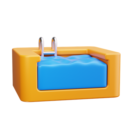 Piscina de ondas  3D Icon