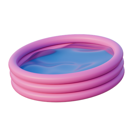 Piscina inflável  3D Icon