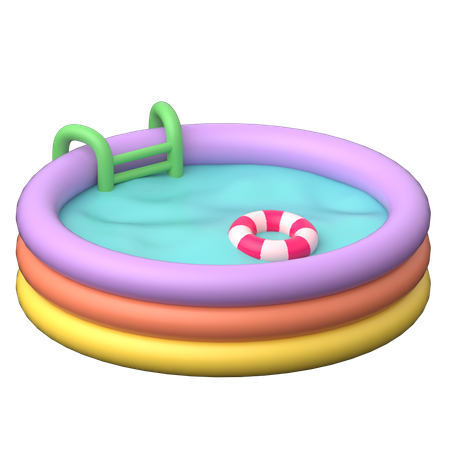 Piscina para niños  3D Icon