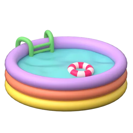 Piscina para niños  3D Icon