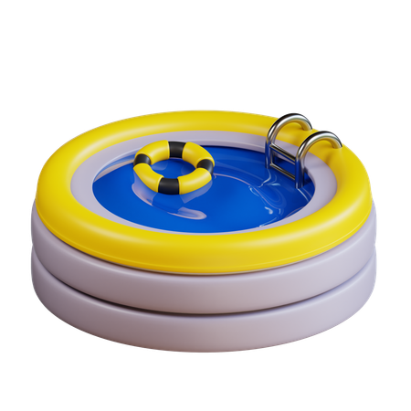 Piscina para niños  3D Icon