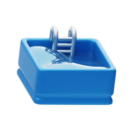 Piscine  3D Icon