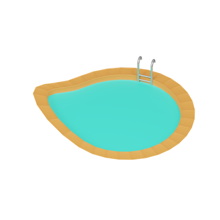 Piscine  3D Icon