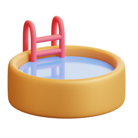 Piscine  3D Icon