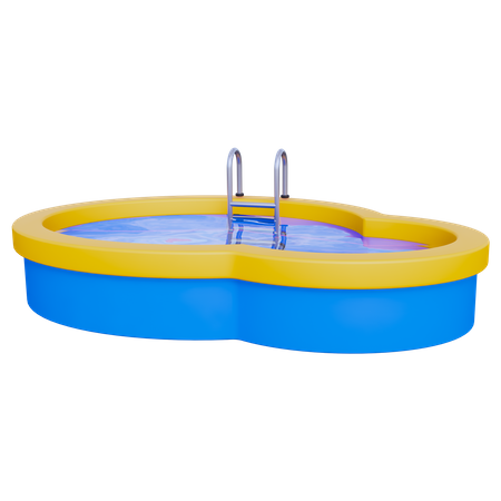 Piscine  3D Icon