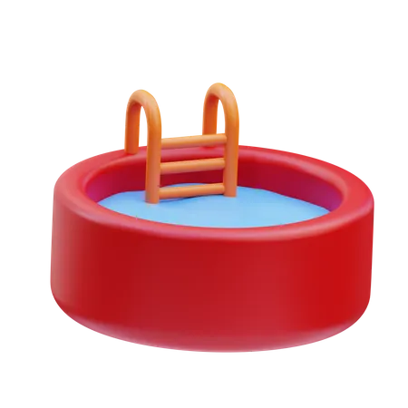 Piscine  3D Icon