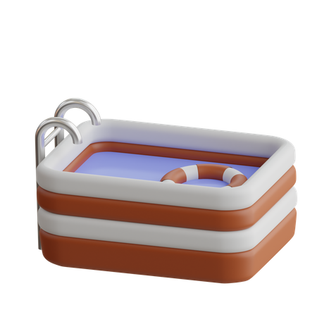 Piscine  3D Icon