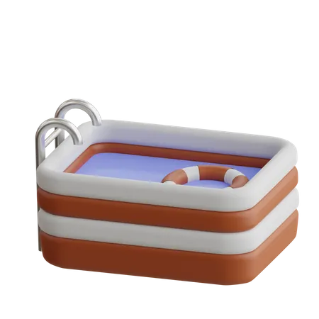 Piscine  3D Icon