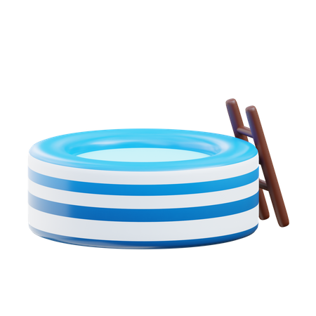 Piscine  3D Icon