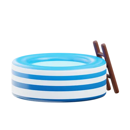 Piscine  3D Icon