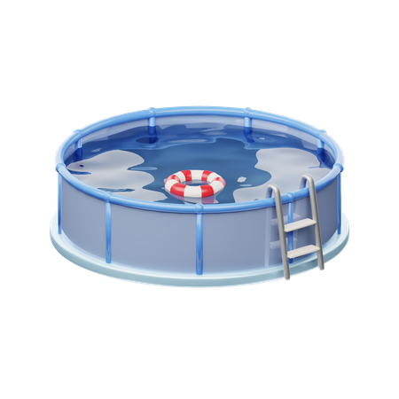 Piscine  3D Icon