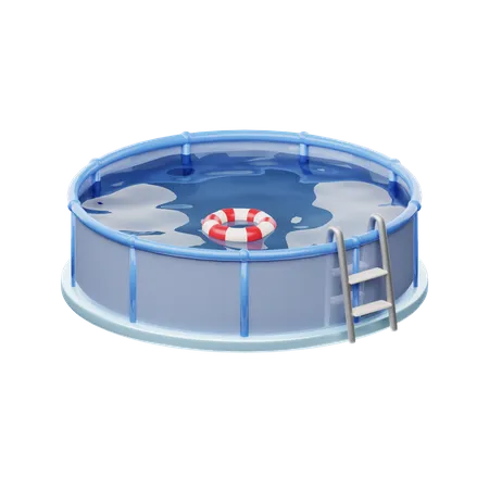 Piscine  3D Icon