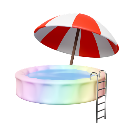 Piscine gonflable  3D Icon