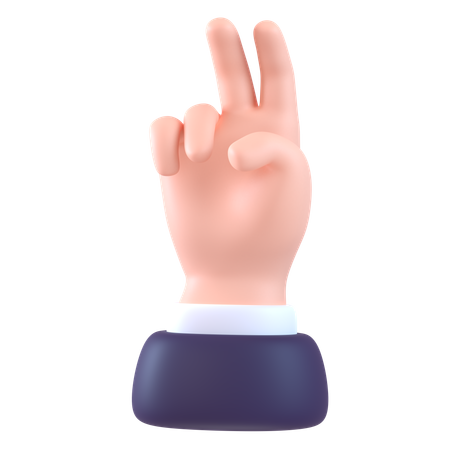 Piss Hand Gesture  3D Icon