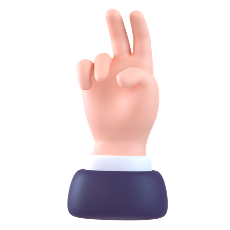 Piss Hand Gesture  3D Icon