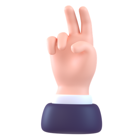 Piss Hand Gesture 3D Icon