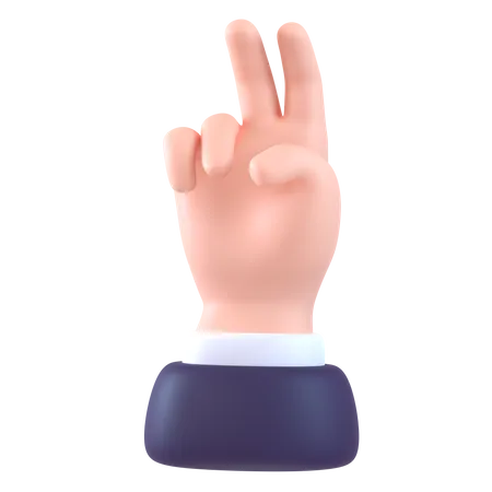 Piss Hand Gesture 3D Icon