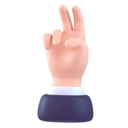 Geste de la main pisse  3D Icon