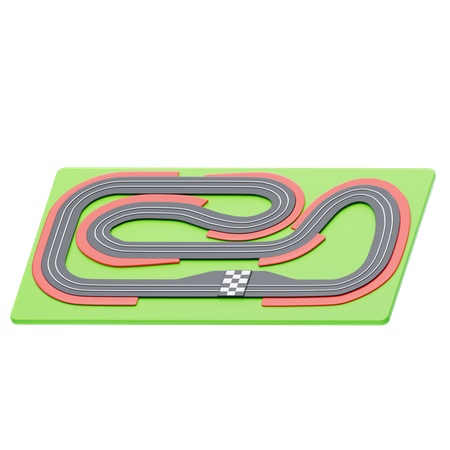 Pista  3D Icon