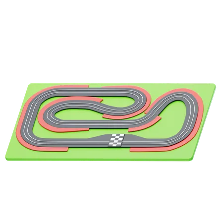 Pista  3D Icon